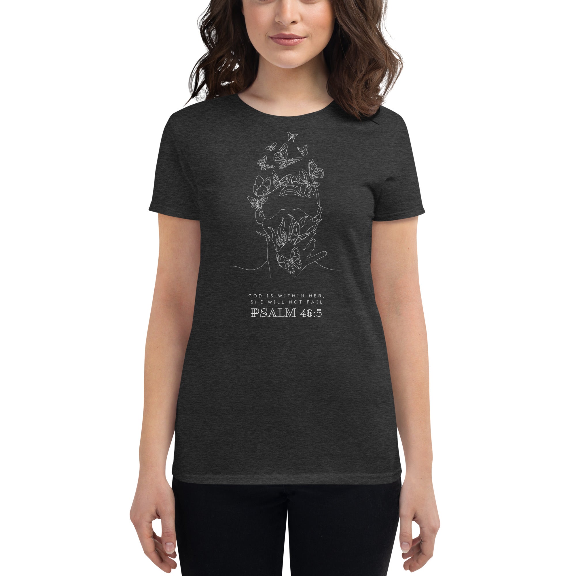 God Is Within Her Women's Short Sleeve Shirt