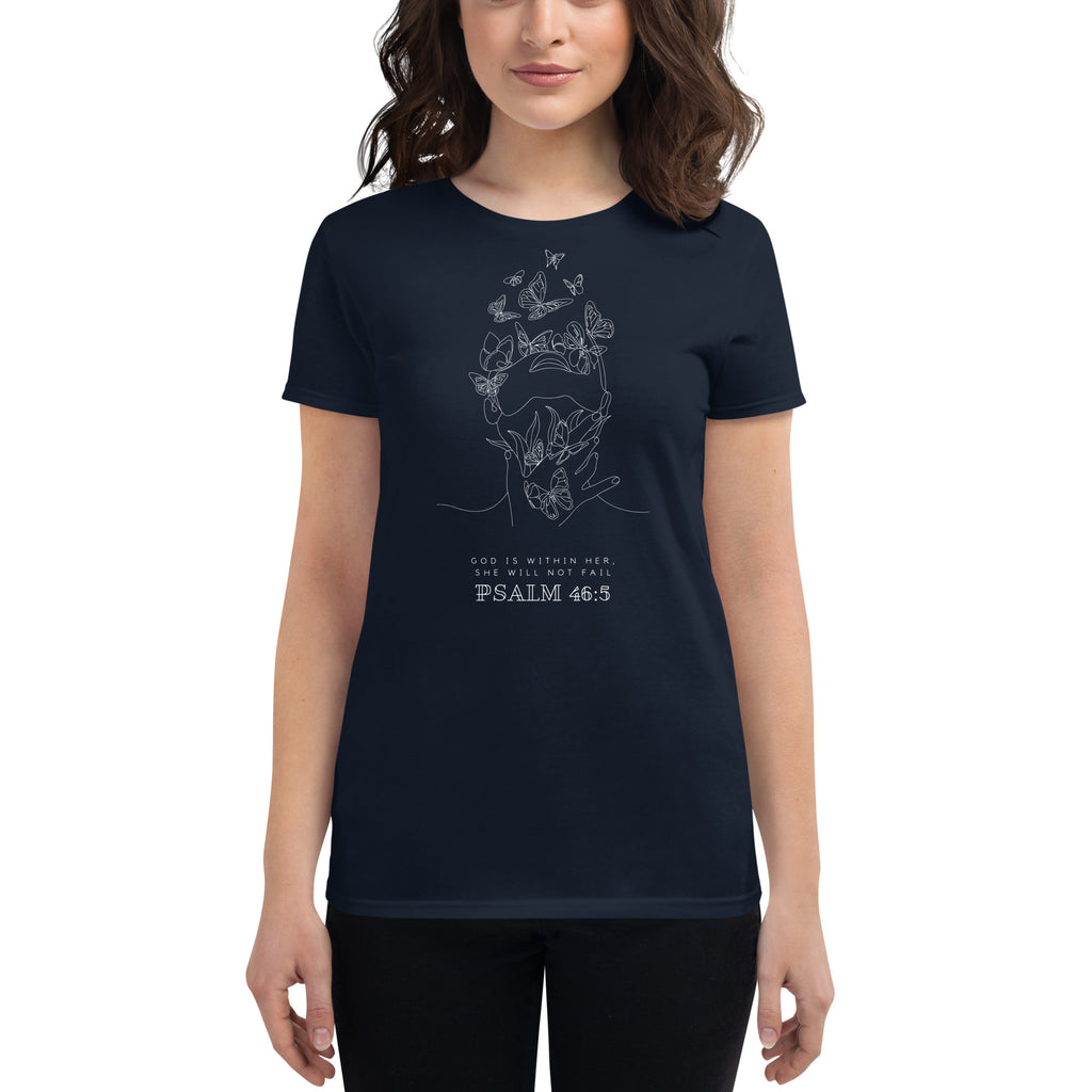 God Is Within Her Women's Short Sleeve Shirt