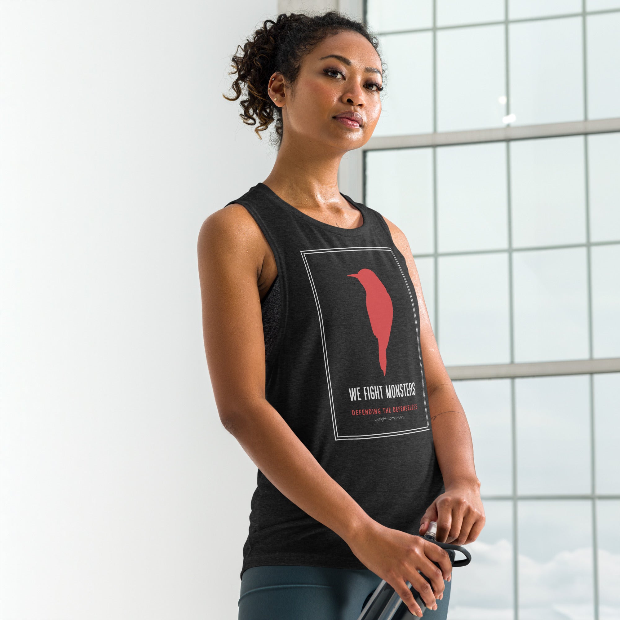 We Fight Monsters Ladies’ Muscle Tank