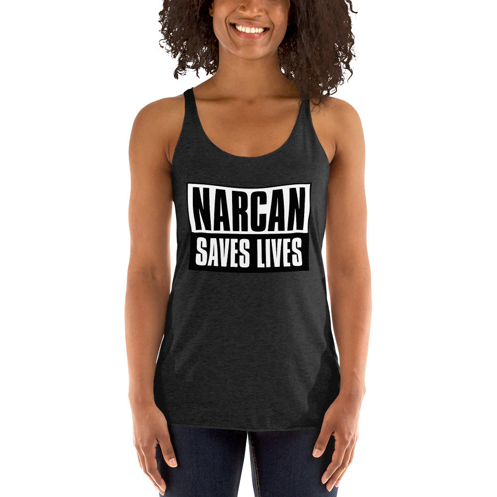 Narcan Saves Lives Women's Racerback Tank